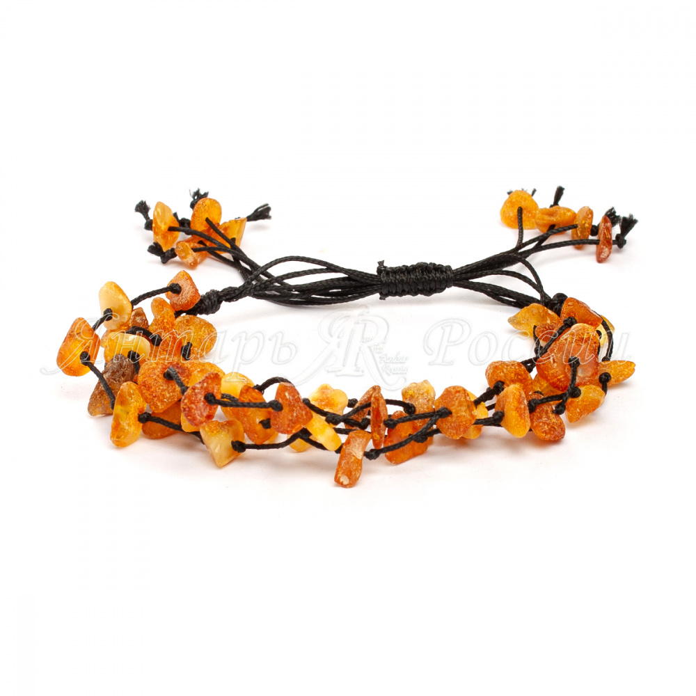 Браслет. Янтарь.