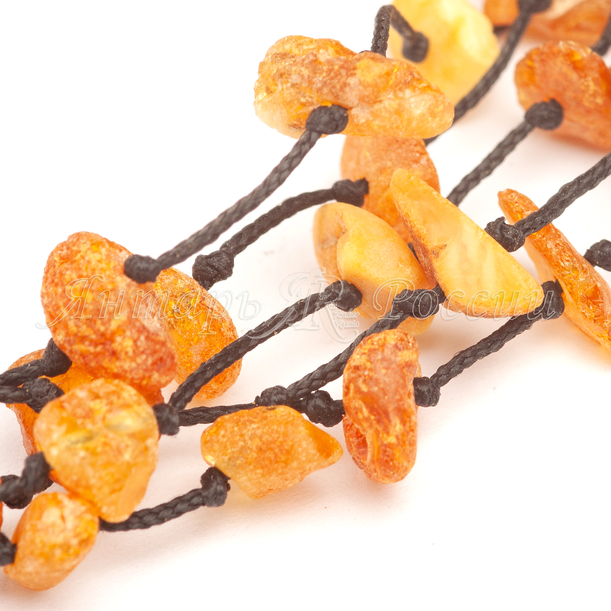 Браслет. Янтарь.