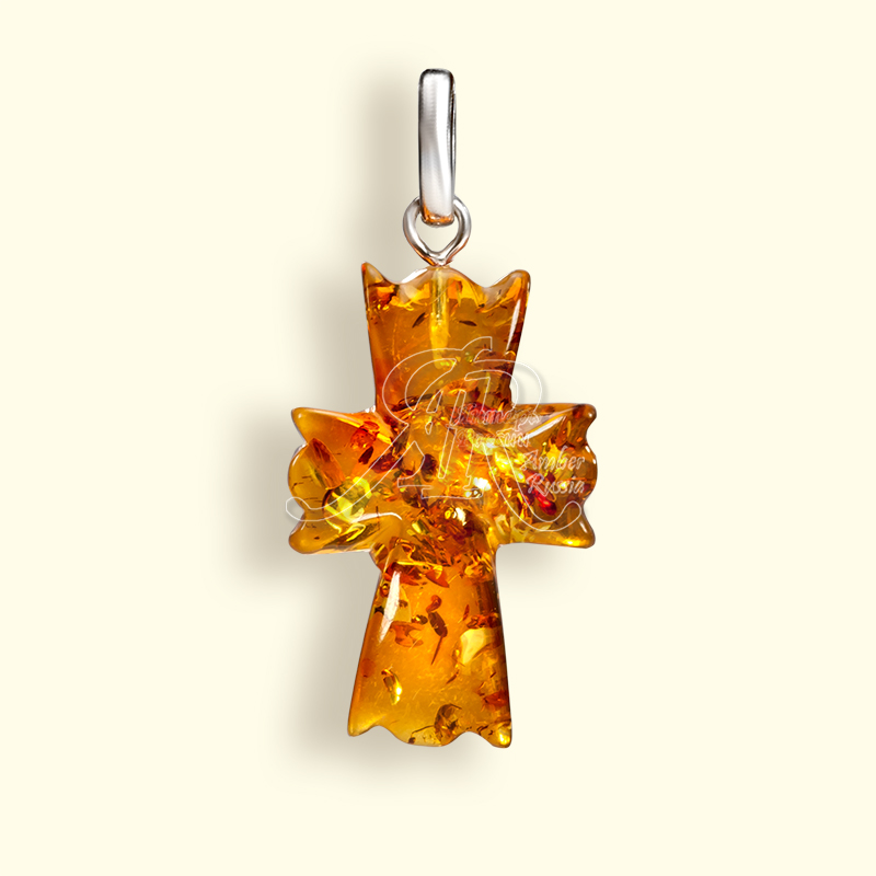 Крестик Янтарь