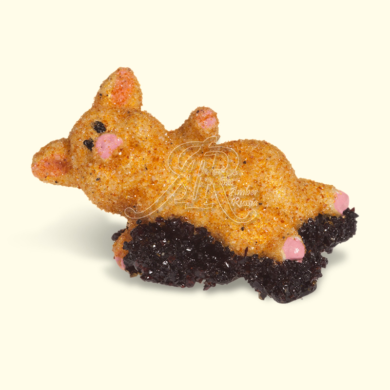 Керамика поросенок Янтарь