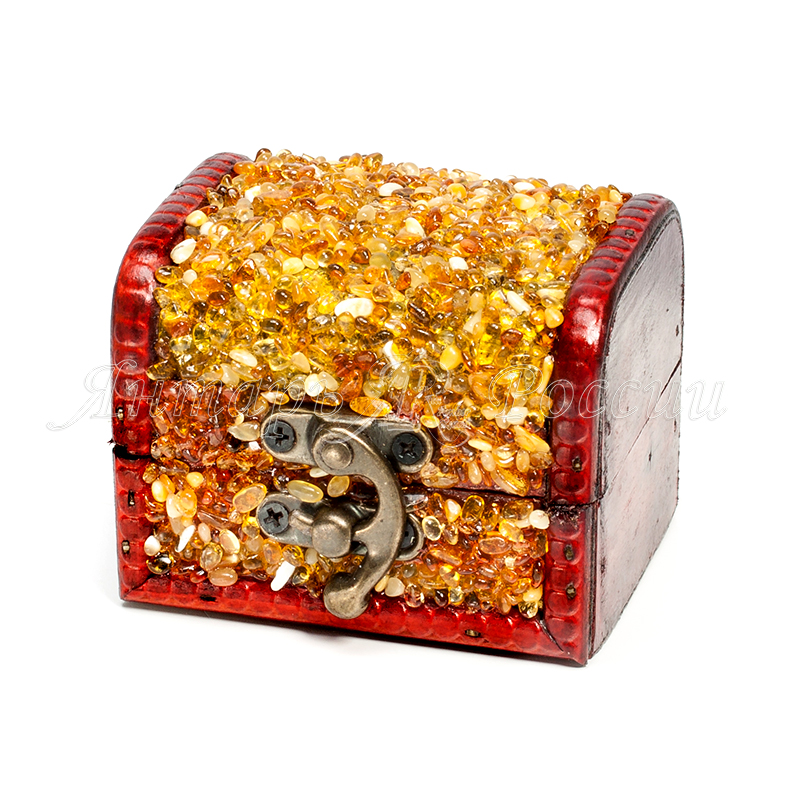 Сундук дерево Янтарь